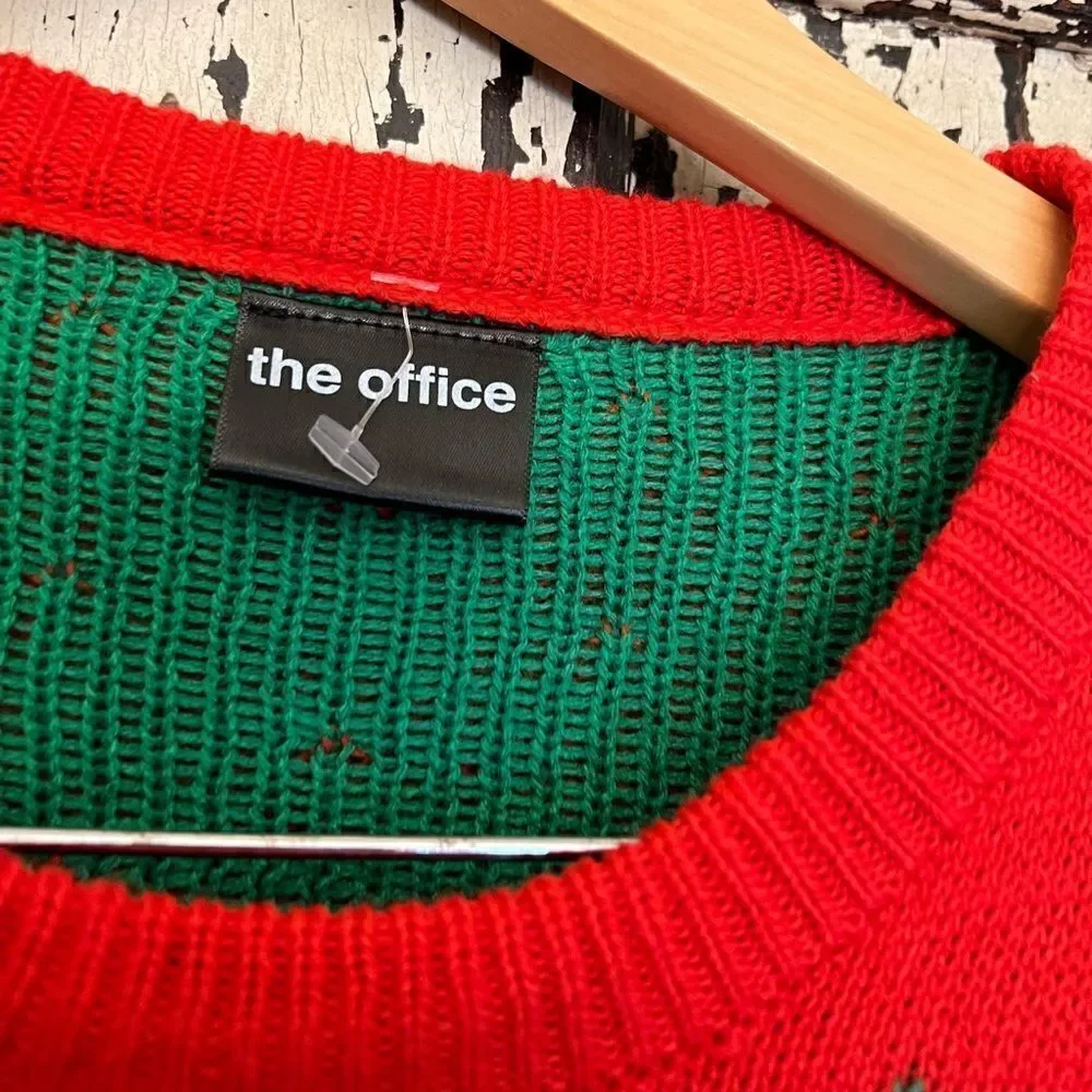NWOT The Office Dunder Mifflin Ugly Christmas sweater. Men’s size M. Party.
